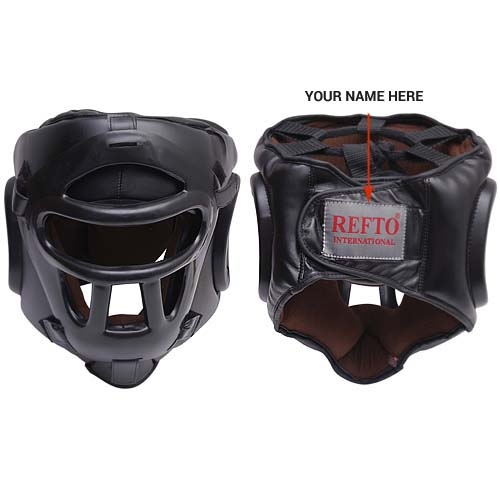 Removable face grill head guard