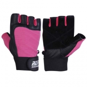 Women Workout Gloves Black & Pink